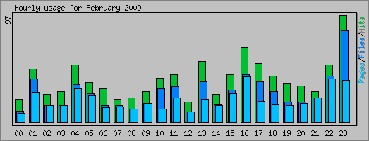 Hourly usage