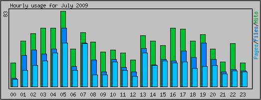 Hourly usage