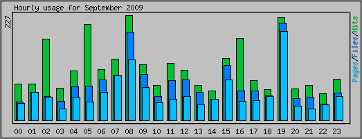 Hourly usage