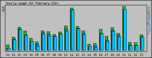 Hourly usage
