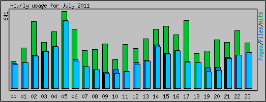 Hourly usage
