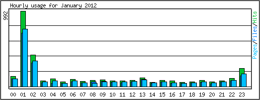 Hourly usage