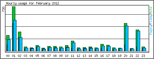 Hourly usage